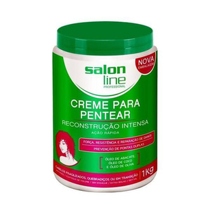 Creme Para Pentear Salon Line Reconstrução Intensa 1Kg