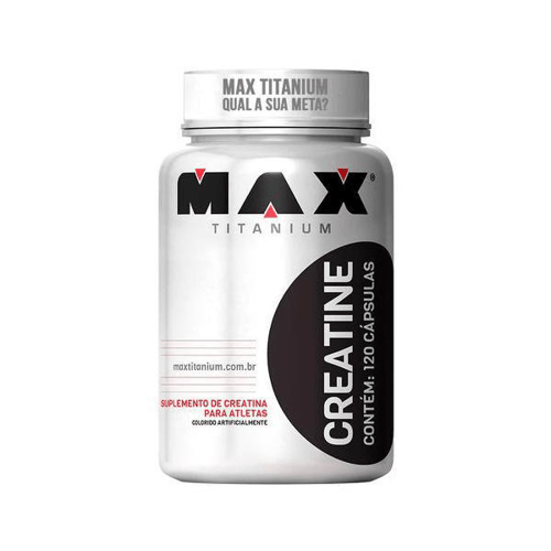 Imagem do produto Creatine Max Titanium Com 120 Cápsulas