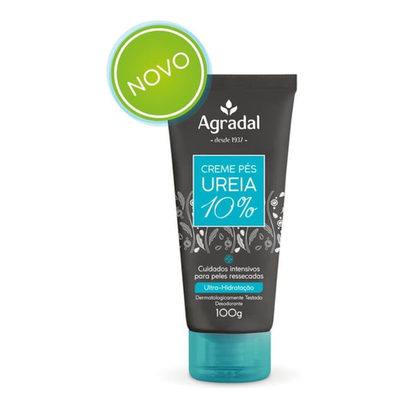 Creme Agradal Pés Uróia 10% Com 100G