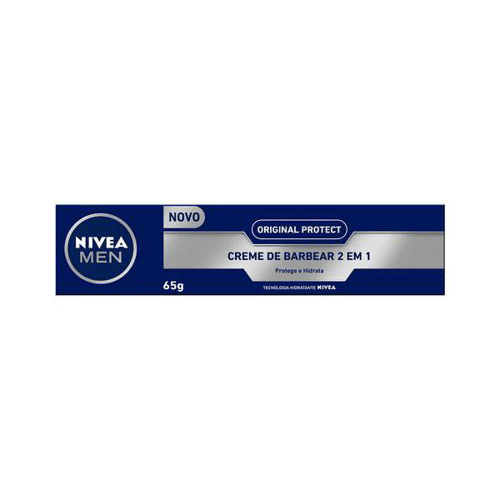 Creme de Barbear Nivea Men Original Protect 2 em 1 65g