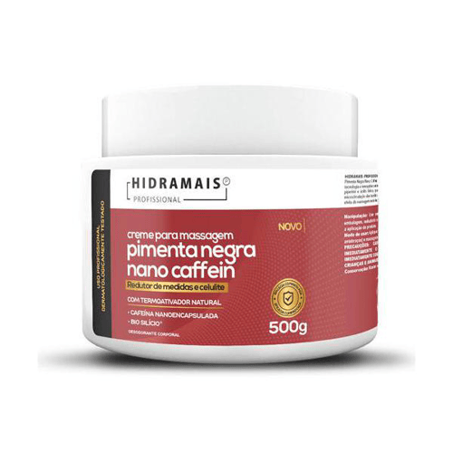 Imagem do produto Creme De Massagem Negra Nano Cafeína Hidramais 500G