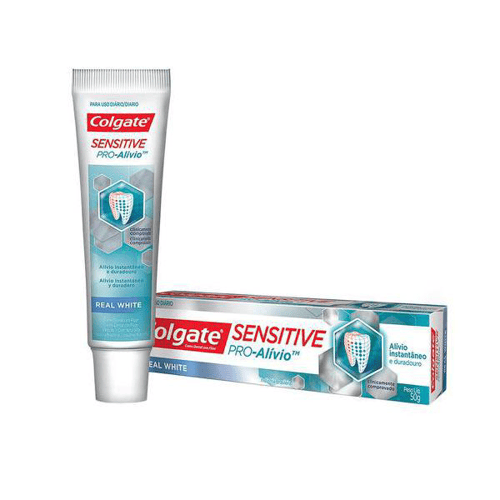 Creme - Dental Colgate Sensitive Pró-Alívio Branqueador 50G