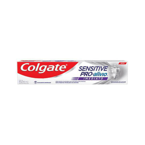 Creme Dental Colgate Sensitive Pro Alívio Imediato Branqueador 90G