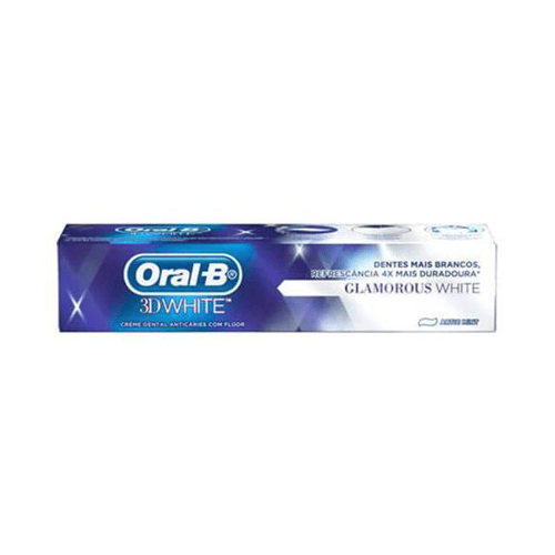 Creme Dental Oralb 3D White Glamorous White 90G