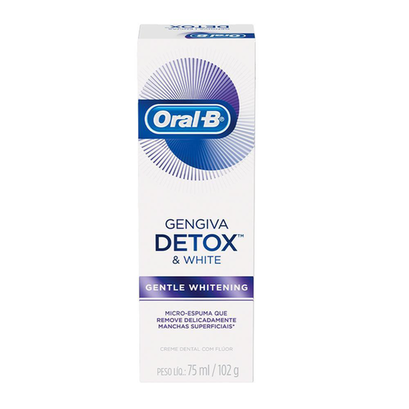 Creme Dental Oralb Gengiva Detox Gentle Whitening 120G