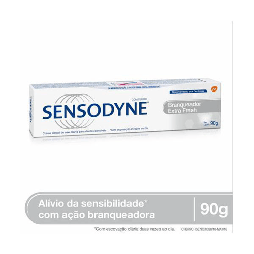 Imagem do produto Creme Dental Sensodyne Branqueador Extra Fresh 90G