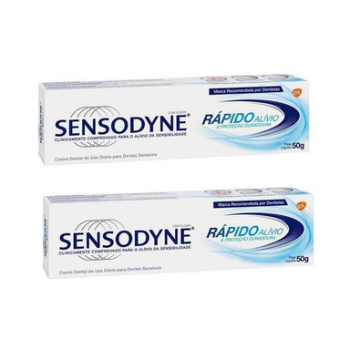 Imagem do produto Creme Dental Sensodyne Rápido Alívio 50G Kit C/ 02Un