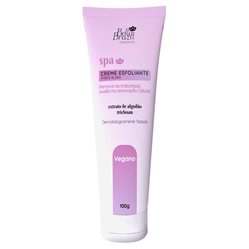 Creme Esfoliante Mãos E Pés Spa Bella Brazil 100G