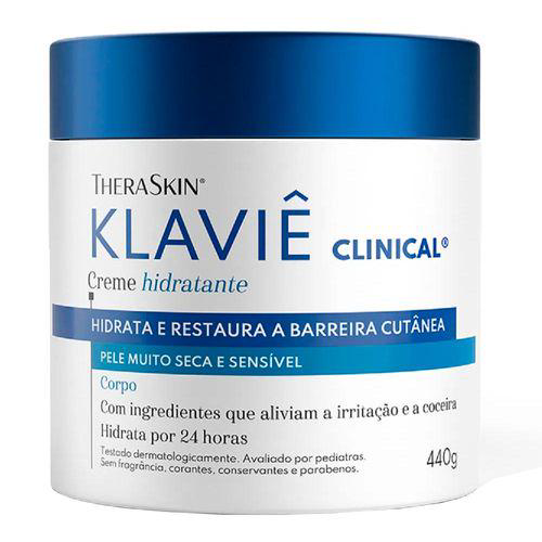 Creme Hidratante Corporal Theraskin Klaviê Clinical Pele Seca E Sensível 440G