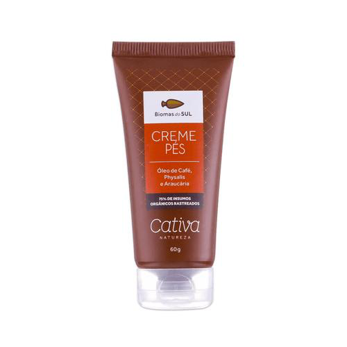 Creme Hidratante Natural Para Os Pés Biomas Do Sul 60G Cativa Natureza