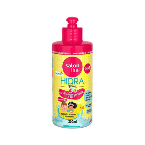 Creme P/Pentear Multifuncional Salon Line Kids 4 Em 1 300Ml