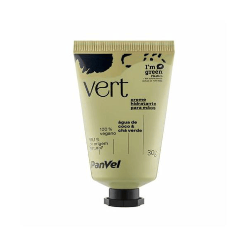 Imagem do produto Creme Para Maos Panvel Vert Agua De Coco E Cha Verde 30G