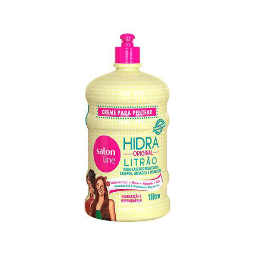 Creme Para Pentear Salon Line Hidra Original Litrão 1 Litro