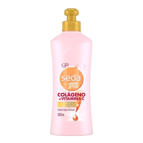 Imagem do produto Creme Para Pentear Seda By Niina Secrets Colágeno E Vitamina C Com 300Ml 300Ml