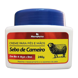 Imagem do produto Creme Para Pés E Mãos Sebo De Carneiro 240G Macrophytus