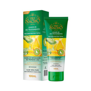 Creme Para Tratamento Tio Nacho Reconstrutor Total 100Ml Aloe Vera Puro Enter/ Enter/