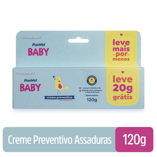 Imagem do produto Creme Preventivo Para Assaduras Panvel Baby 120G