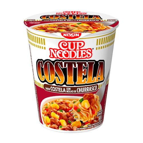 Cup Noodles Nissin Costela Com Molho De Churrasco 70G