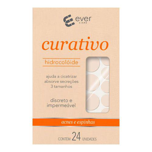 Imagem do produto Curativo Hidrocolóide Ever Care Acnes E Espinhas 24 Unidades