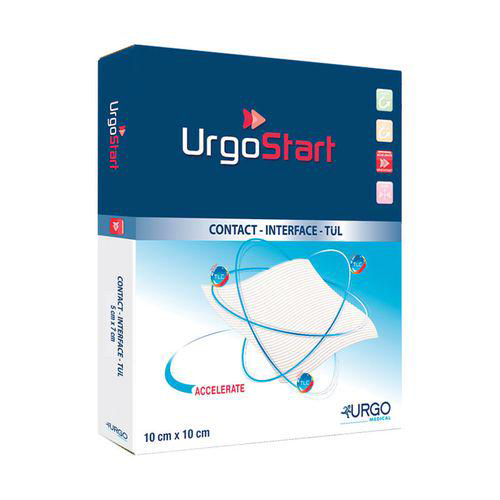 Imagem do produto Curativo Matriz Cicatrizante Tlc Urgostart Contact 10X10cm Urgo 600905 Urgo Medical