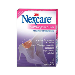 Imagem do produto Curativo - Nexcare Proteção Para Os Pés Com 1 Rolo De 25Mm X 3M