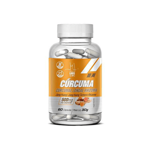 Cúrcuma 500Mg Health Labs 60 Cápsulas