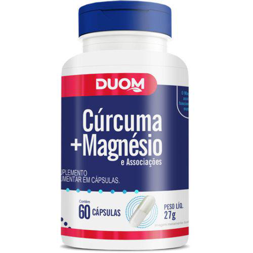 Imagem do produto Curcuma Com Magnésio Mais Associações 60 Cápsulas Duom