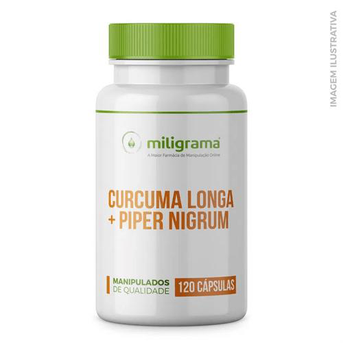 Curcuma Longa 300Mg + Piper Nigrum 10Mg Antiinflamatório Natural 120 Cápsulas