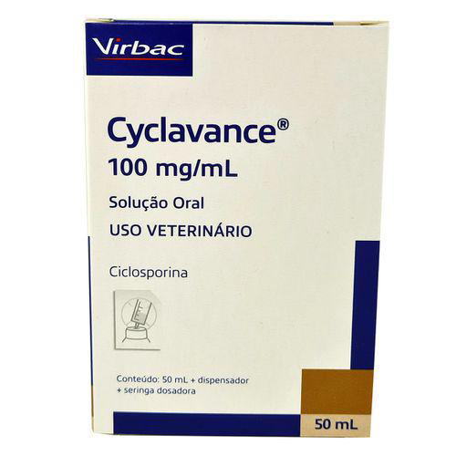 Cyclavance Virbac 50Ml 100 Mg/Ml Cães