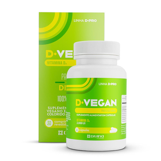 D-Vegan Vitamina D 2000Ui Divina 30 Cápsulas