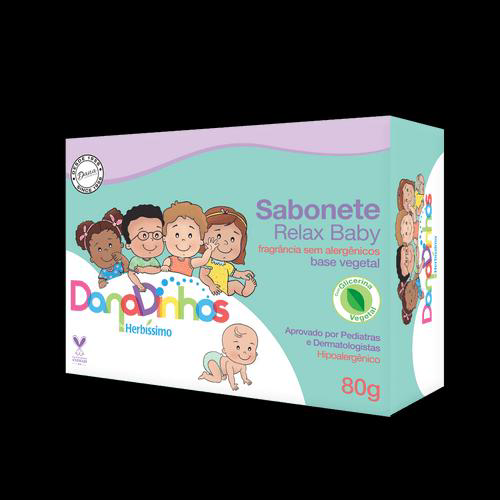 Danadinhos Herbíssimo Sabonete Barra Relax Baby 80G