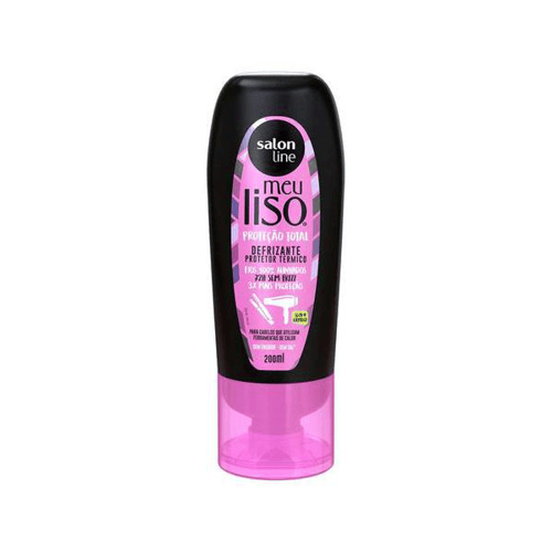 Imagem do produto Defrizante Protetor Térmico Salon Line Meu Liso Proteção Total Com 200Ml