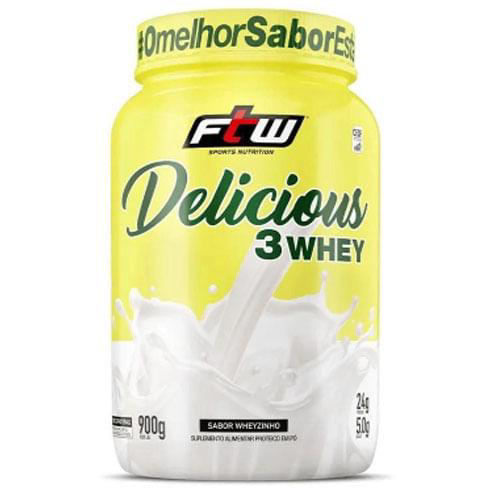 Delicious 3 Whey 900G Wheyninho Ftw Sports Nutrition