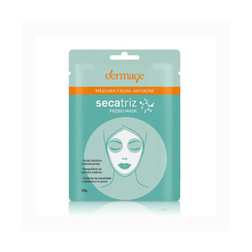 Máscara Facial Antiacne Dermage Secatriz Prebio 10G