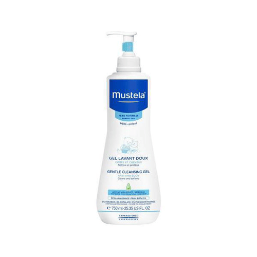 Imagem do produto Dermolavante Mustela Bebê Gel De Limpeza Cabelo E Corpo 750Ml