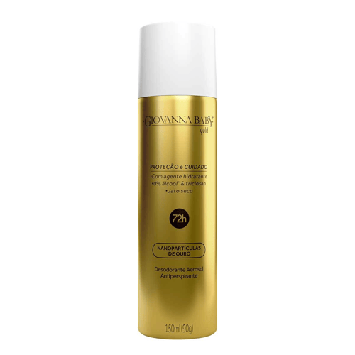 Desodorante Giovanna Baby Gold Aerosol Antiperspirante 150Ml Giovana Baby 150Ml