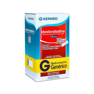 Desloratadina - 0,5Mg/Ml 60Ml Germed Genérico