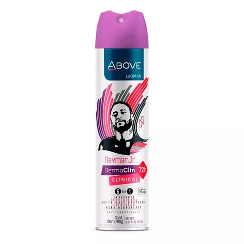 Desodorante Aerossol Antitranspirante Above Neymar Jr. Women Com 150Ml 150Ml