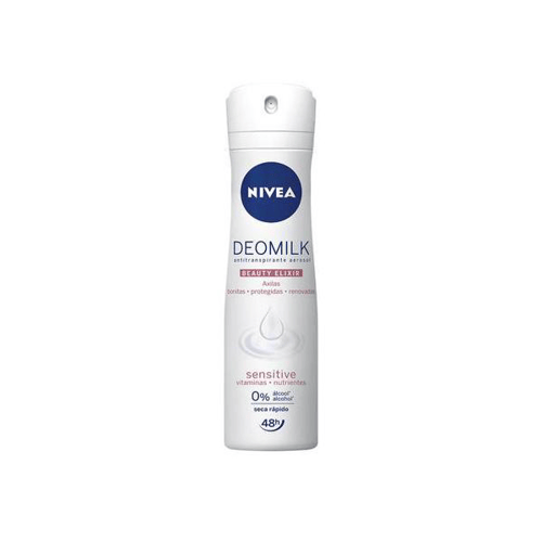 Desodorante Aerossol Nivea Deomilk Sensitive 150Ml