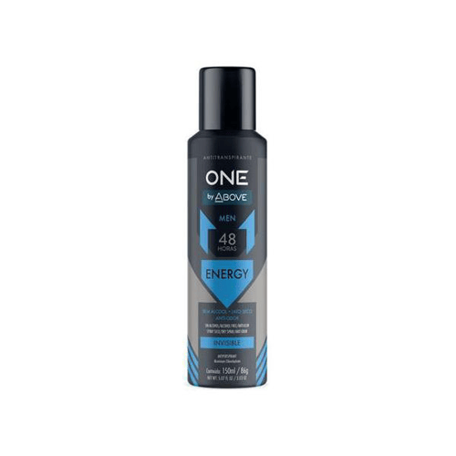 Imagem do produto Desodorante Antitranspirante Aerosol Above One Men Energy Com 150Ml