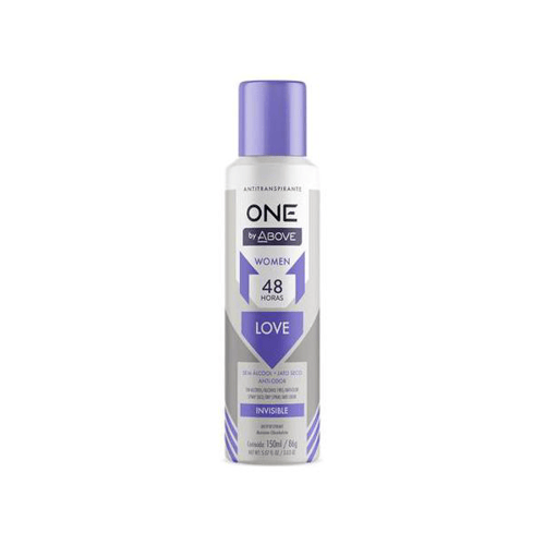 Imagem do produto Desodorante Antitranspirante Aerosol Above One Women Love Com 150Ml