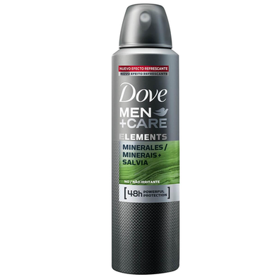 Desodorante Antitranspirante Dove Men Minerais + Sálvia Aerosol 89G