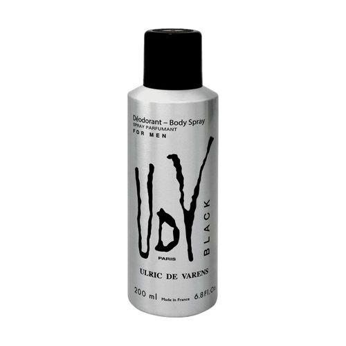 Desodorante Body Spray Udv Black Men 200Ml