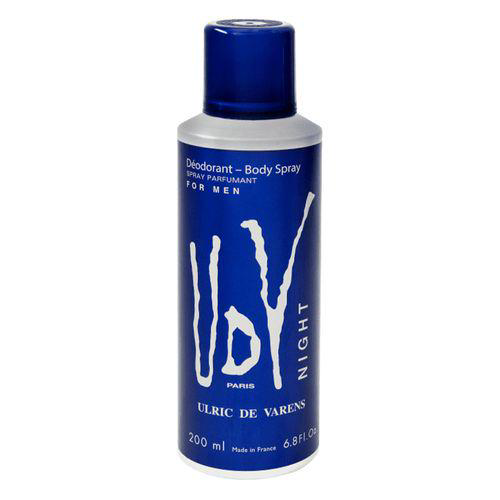 Desodorante Body Spray Udv Night Men 200Ml