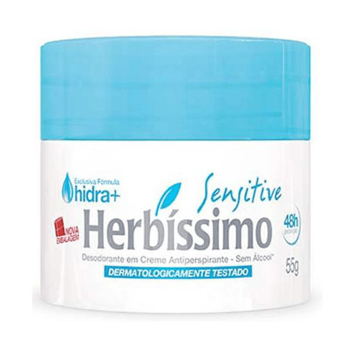 Desodorante - Herbissimo Creme Sensitive 55 Gramas