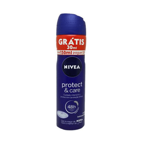 Imagem do produto Desodorante Nivea Protect Care 48H Leve 150Ml Pague 120Ml