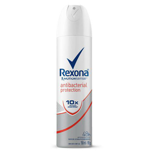 Desodorante Rexona Antibacterial Protection Aerosol Antitranspirante 48H Com 150Ml