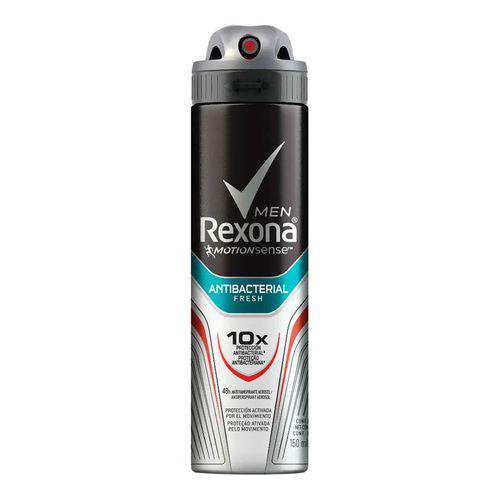 Desodorante Rexona Men Antibacterial Fresh Aerosol Antitranspirante Com 150Ml