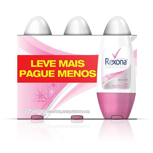 Imagem do produto Desodorante Rexona Powder Rollon 50Ml Preço Especial