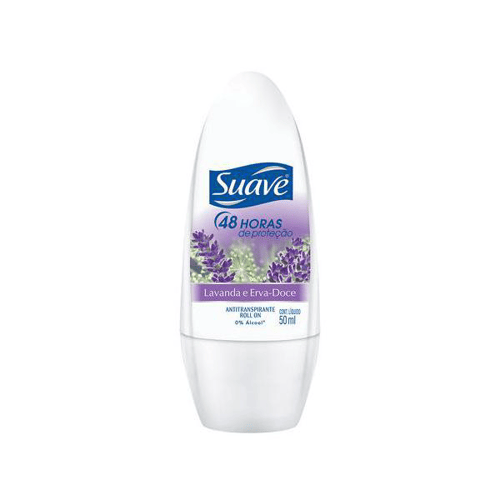 Desodorante Rollon Suave Lavanda E Erva Doce 50Ml